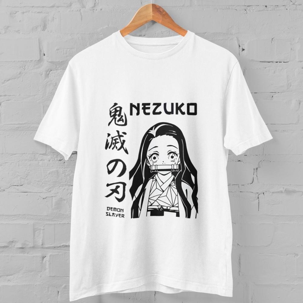 

Demon Slayer Nezuko Kamado T Shirt Anime Graphic Japanese Kawaii Harajuku Unisex M