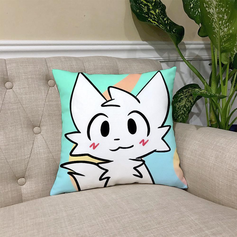 cushion cover Square K-kisser Sofa Car B-Boy Cushion Cover Cute Casual Skin-Friendly Comfortable Pillow Cover