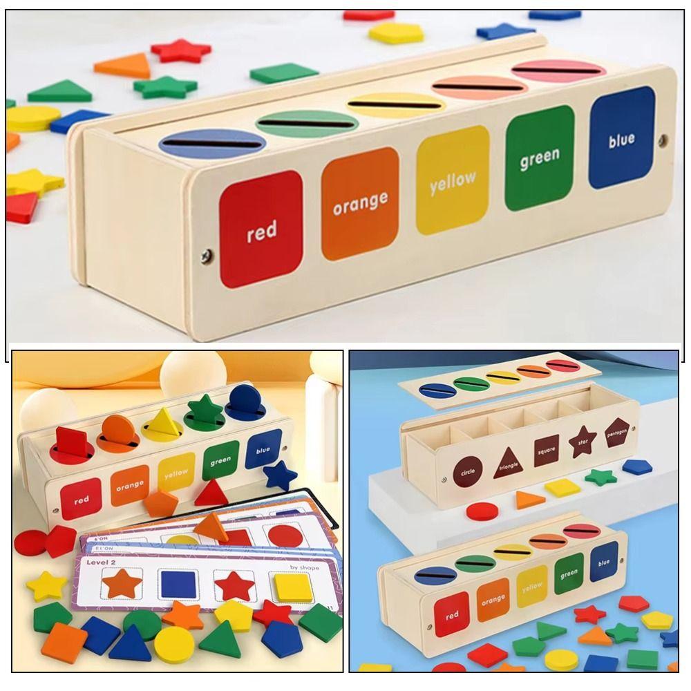 Geometric Cognition Shape and Color Sorting Toy Shape Sorting Educational Toys  Baby Boys Girls