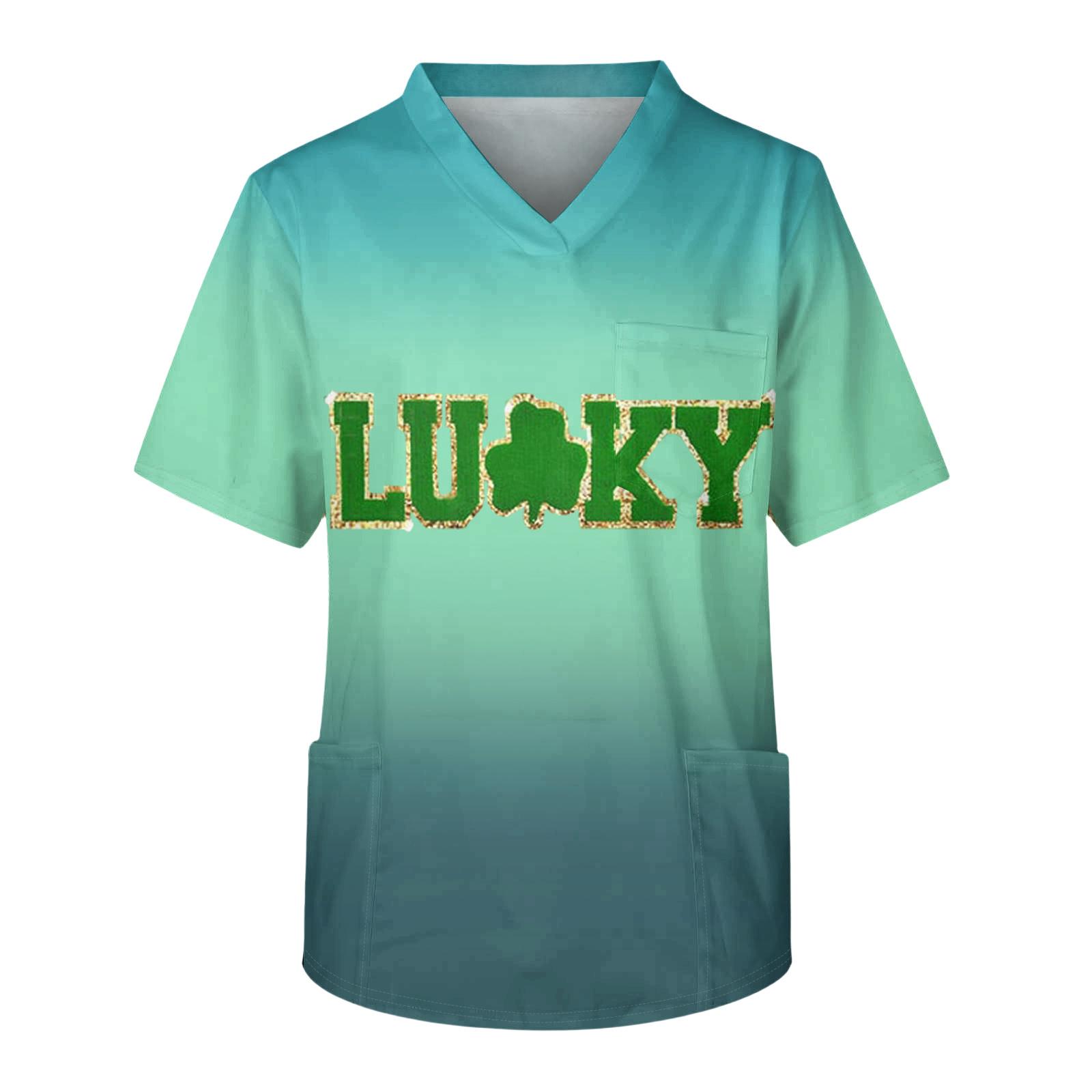 

Мужской повседневный топ с коротким рукавом, V-образным вырезом и принтом, с накладным карманом спереди XL