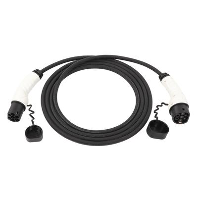 EV Ladekabel 250V 16A Type 2 til Type 2 3,6kW 5m Enfaset IP55 Vandtæt til Elbiler