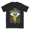 Little Nightmares Koszulka Vintage Spierana Unisex Oversize Gamer Streetwear Miękka Bawełna Krótki Rękaw T-shirt Prezent Odzież Top Gorący