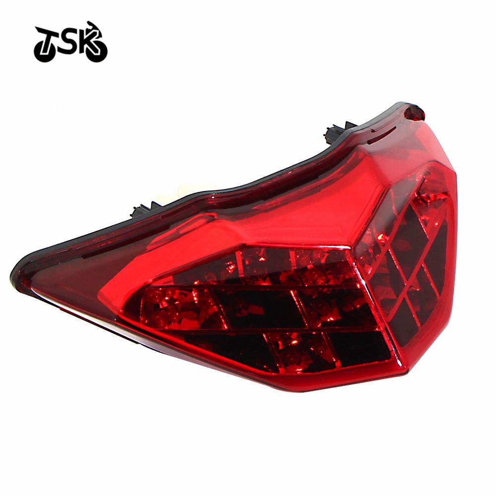 For Kawasaki Z250 Z300 ninja 250/300 LED Rear Tail Brake Light Turn Signal Integrated Lamp Blinker Motorcycle Accessories