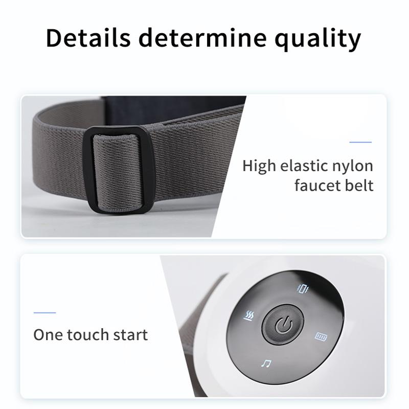 Factory Supply Beauty Eye Massage Machine Heat Compress Vibrating Air Pressure 4 Modes Electric Eye Massager