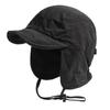 Windproof Velvet Pilot Hat Solid Color Winter Cap Japanese Bomber Hat  Outdoor