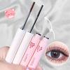 Ultra-Fine Brush Mascara Makeup Silk Fiber Lengthens Eyelashes Waterproof Fast Dry Matte Brown Black Curling Mascara Comestics