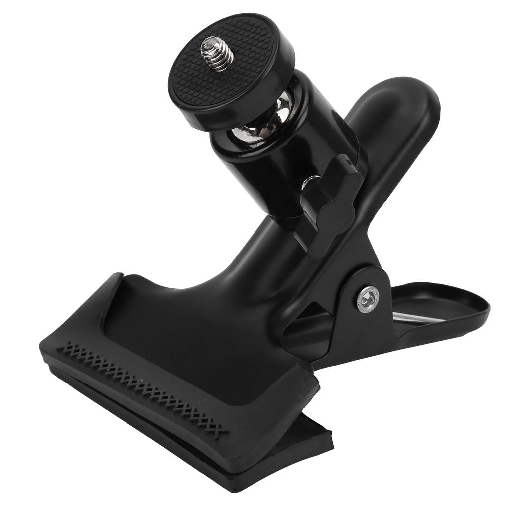 Tripod Camera Clip Holder Mount with 360 Degree Rotate Ball Head 14in Screw for Laptop