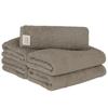 Towel Laboratory Reason for Mini Bath Warm Gray and Roasted Set of Easy To JapanTechnology [The Lightness] #006 Towels, Brown, 5, Quick-Drying, Thin,
