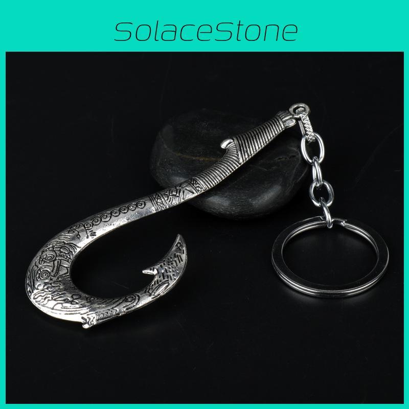 Moana Alloy Keychain Pendant With Vintage Style For Gift And Travel Souvenirs