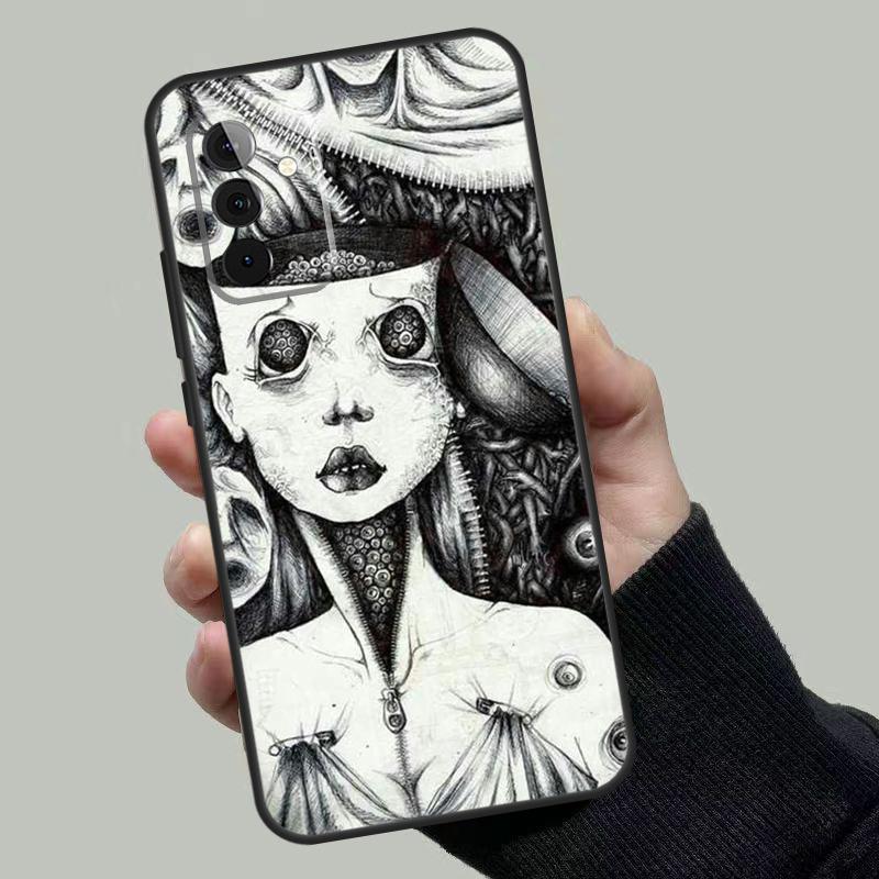 Horror Manga Style Case For Samsung Galaxy A06 A16 A26 A36 A56 A53 A32 A52 A33 A13 A55 A35 A15 A14 A34 A54 A17
