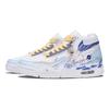 Nike Flight Legacy Planet Explorer Slip Resistant Abrasion Resistant Mid Top Vintage Basketball Shoes Men's BQ4212-101(Team864-)
