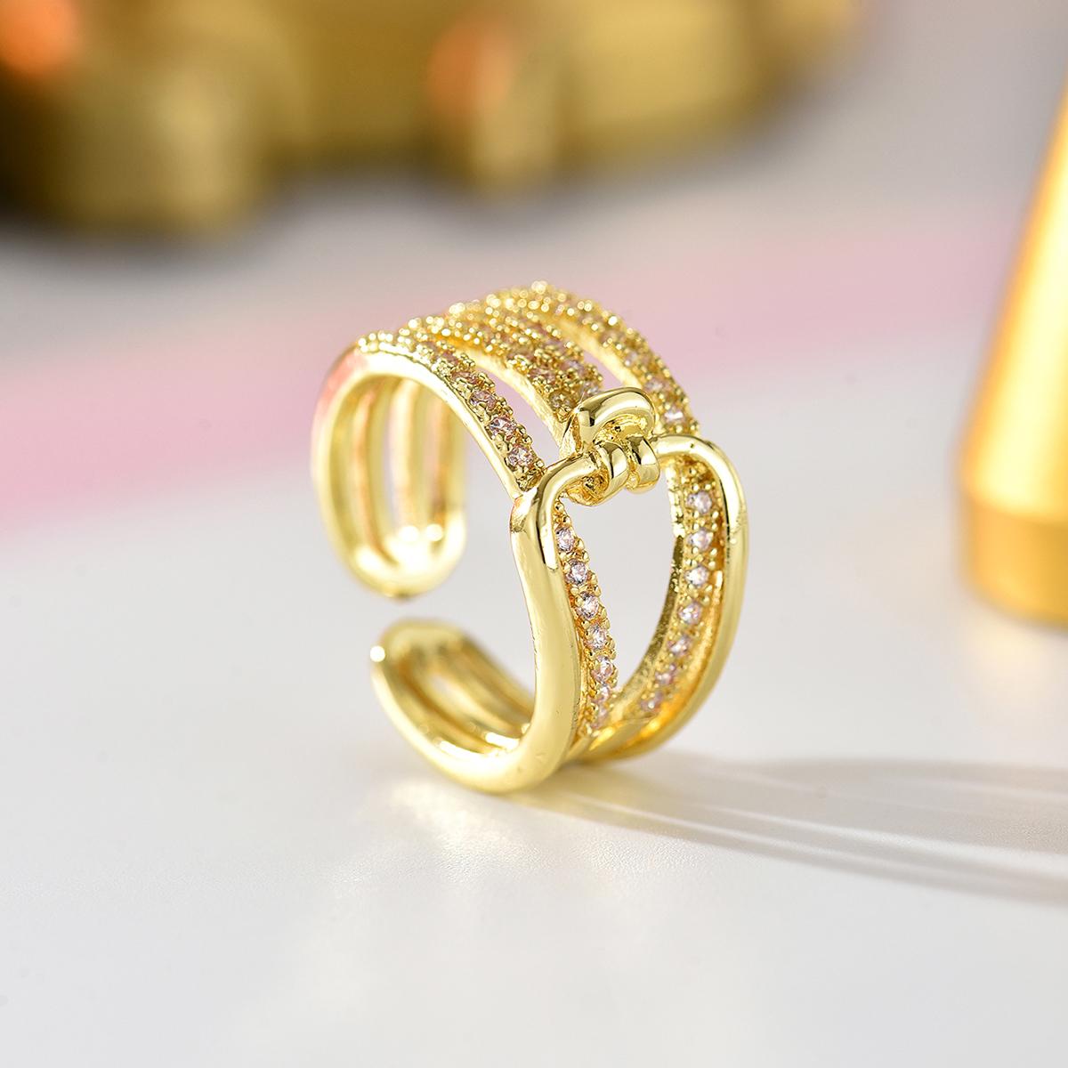 

Trendy Sparkling CZ Bow Knot, Leaf Shaped Ring For Women Casual & Date Outfit All Season Perfect Gift For Her