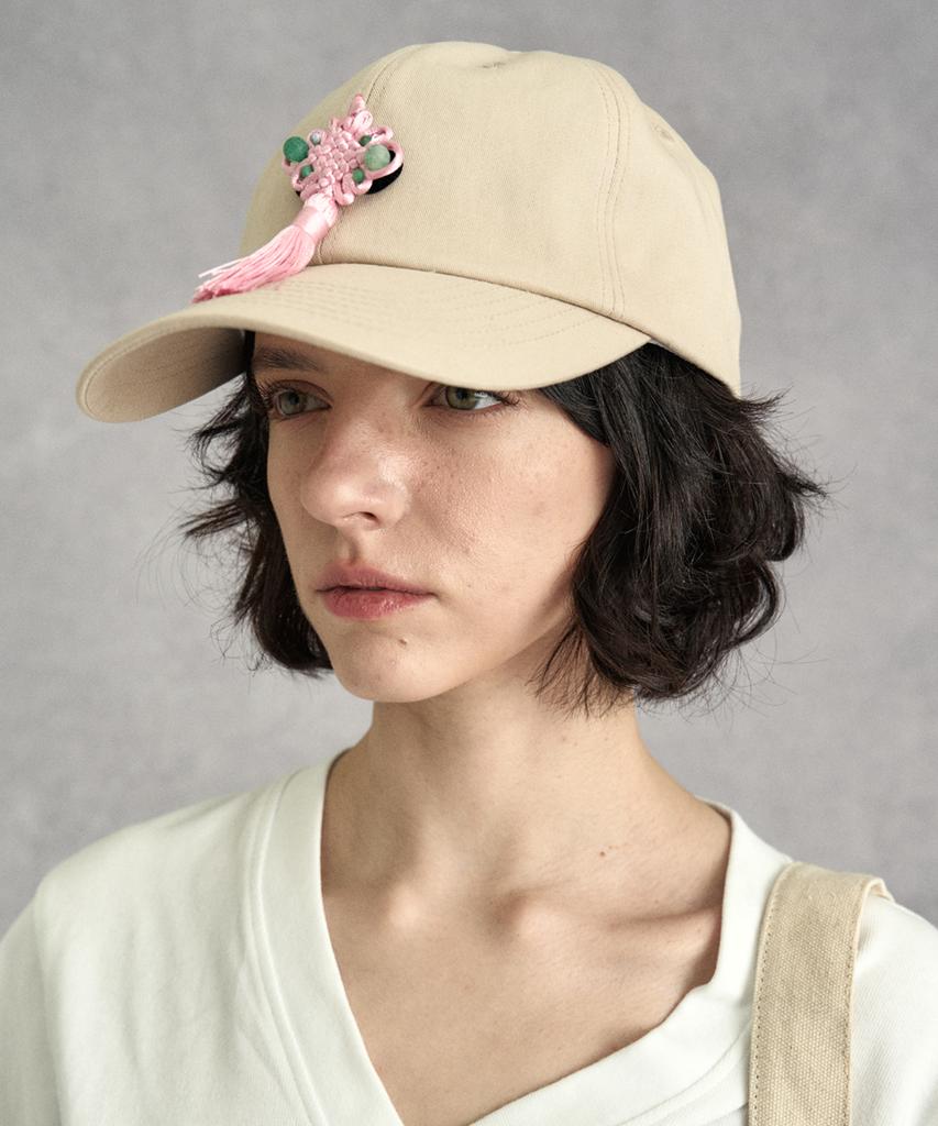 Jangeulang Beige Basic Ball Cap