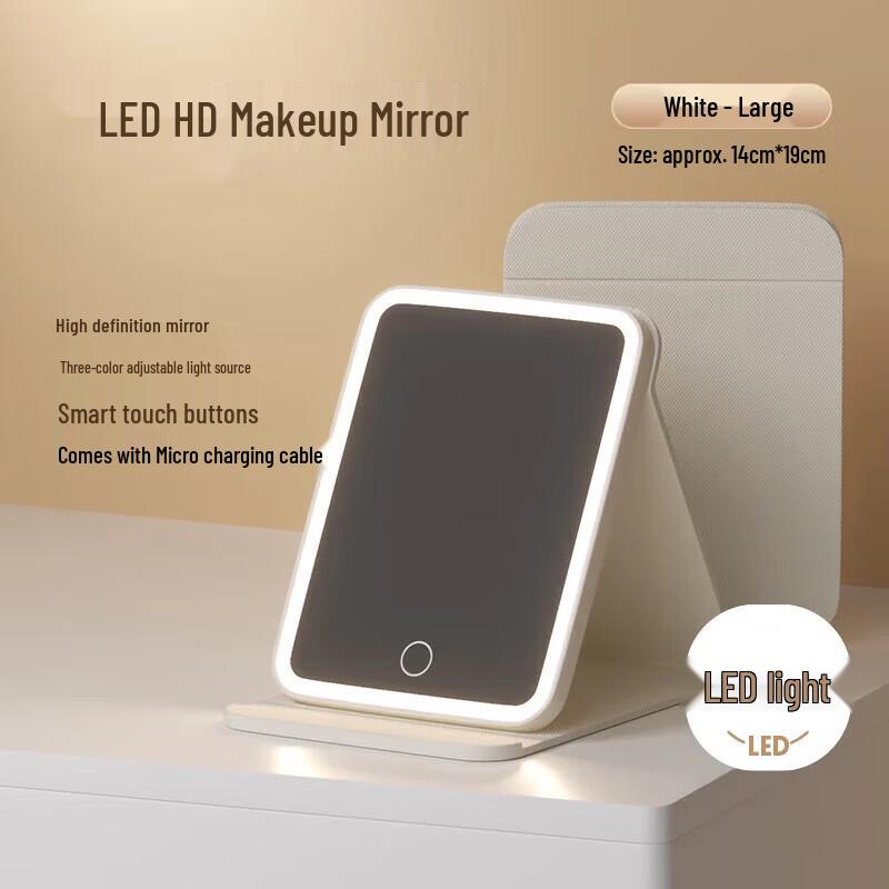 SPACEXPERT LED Portable Desktop Makeup Mirror