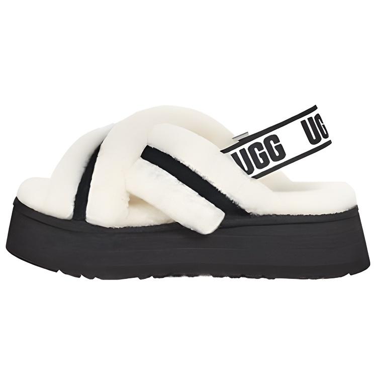 (WMNS) UGG Disco Cross White Black Women s 1121550-WHT EU 40
