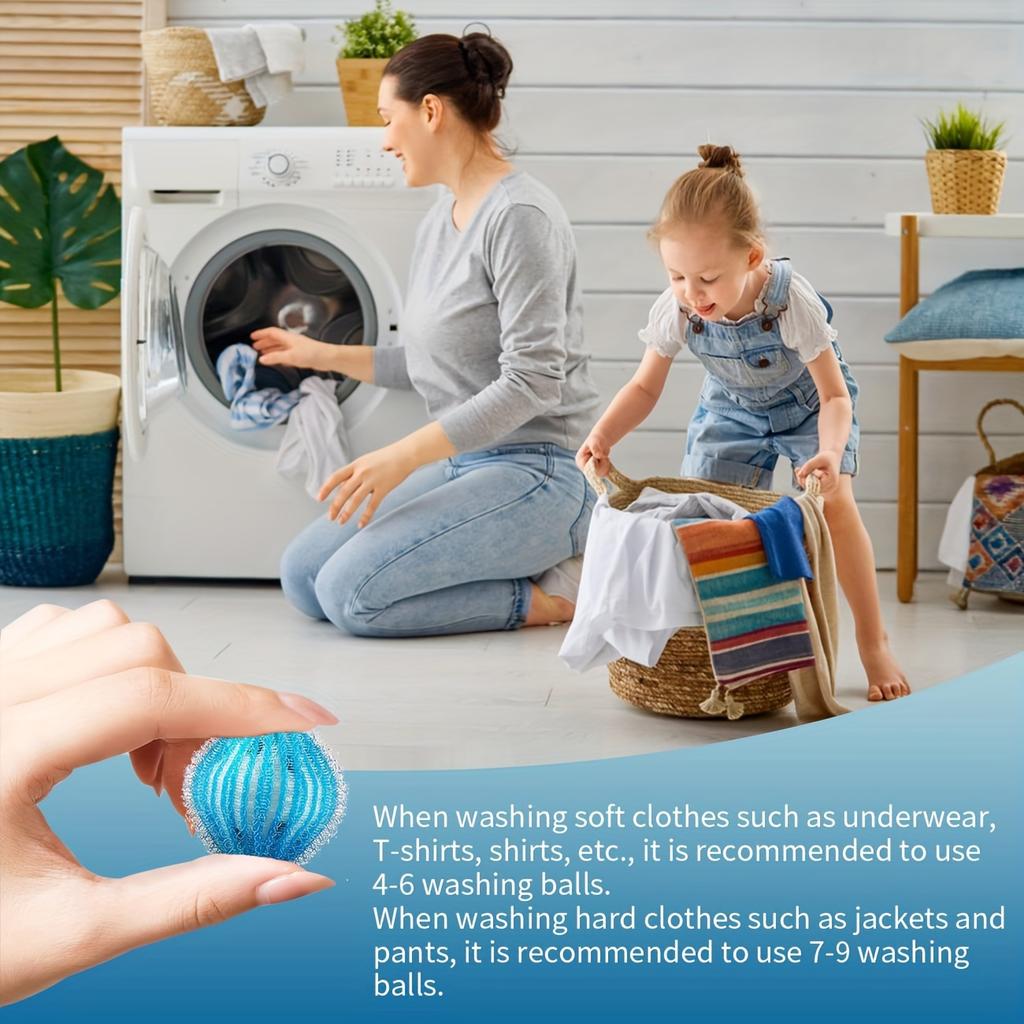 Nylon Laundry Balls Anti-Pilling Anti-Tangle Lint Remover for Washer Small Cleaning Balls for Clothes
