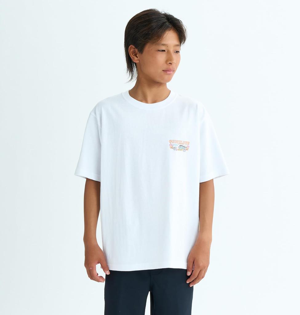 Quiksilver Boys' Loose-Fit Garment Wash Graphic Print T-Shirt