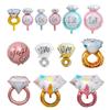 Wedding Ji Diamond Ring Foil Balloon Series: Bachelorette and Wedding Decorations 'I DO'