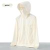Unisex UPF50+ UV Protection Ice Silk Windbreaker with Large Brim
