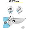 Curve Gardening Scissor with Sharp Stainless Steel Blade Garden Shears Cutter