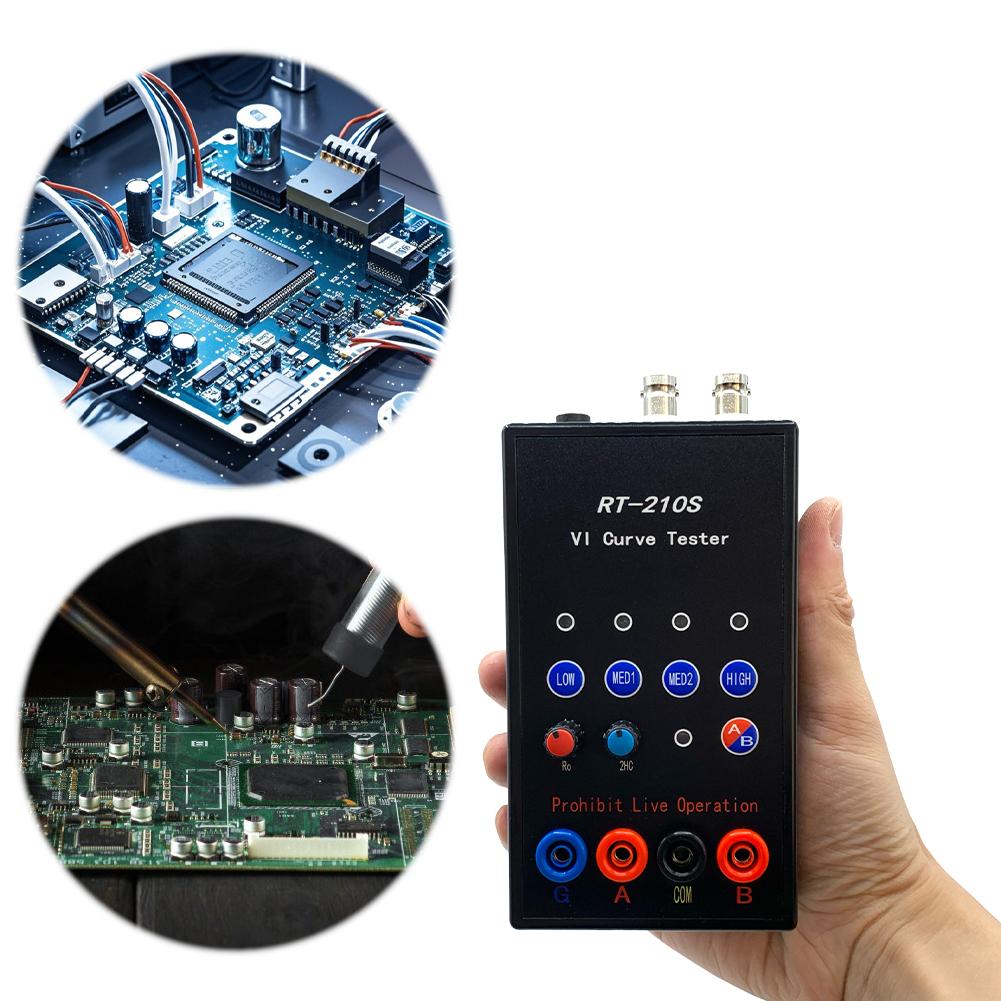 VI-Kurven-Tester Dual-Kanal Gleichzeitige Anzeige Handheld Leiterplatte Online-Erkennung ASA-Tester Leiterplatten-Online-Tester