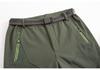 Men's and Women's Plus Size Slim Fit Fleece-Lined Waterproof Windproof Winter Mountaineering Pants