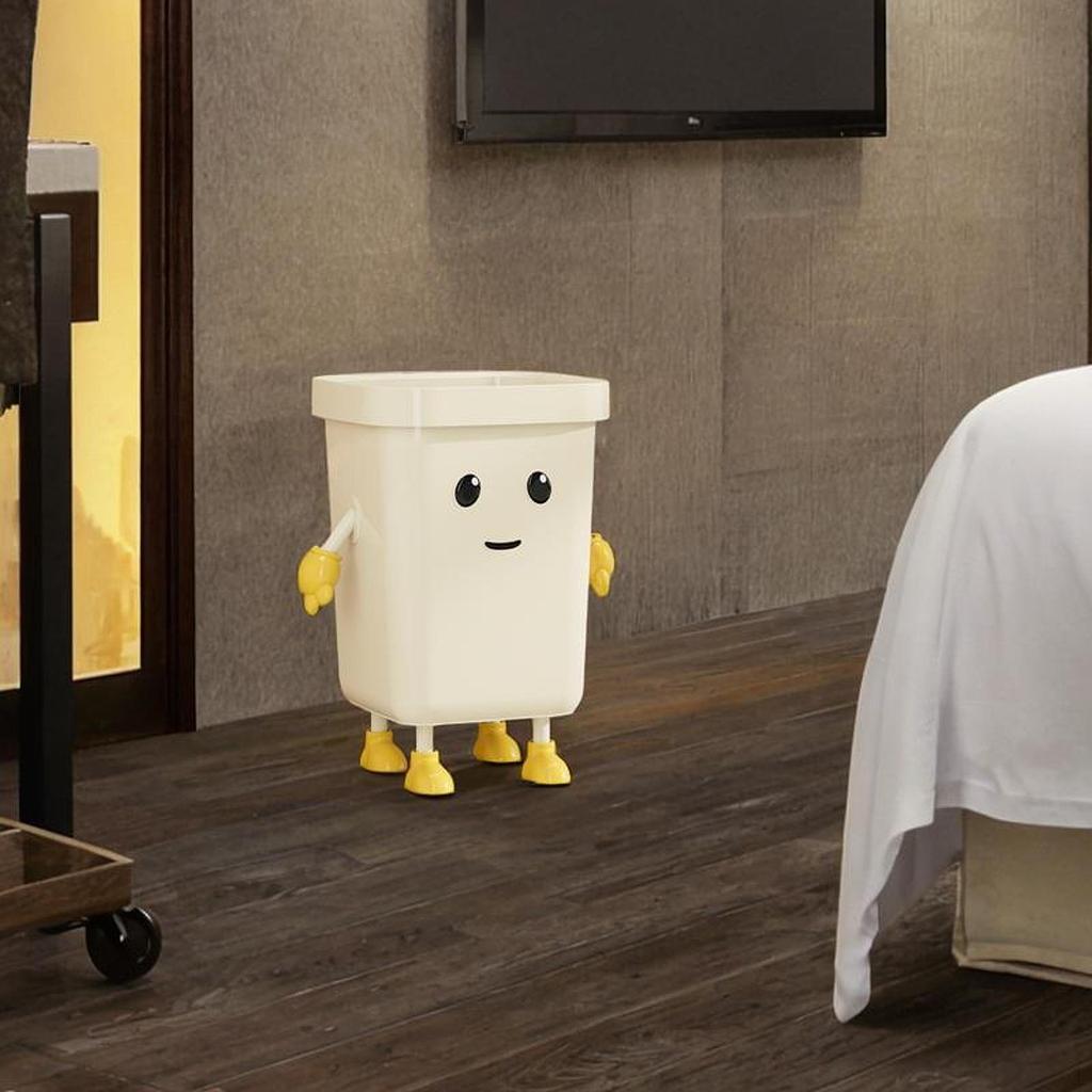 Creative Trash Can Cute Garbage Bin Dustbin Household Compost Bucket for Bathroom