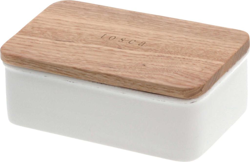 Yamazaki Jitsugyo Butter Case White 470ml Tosca 3926