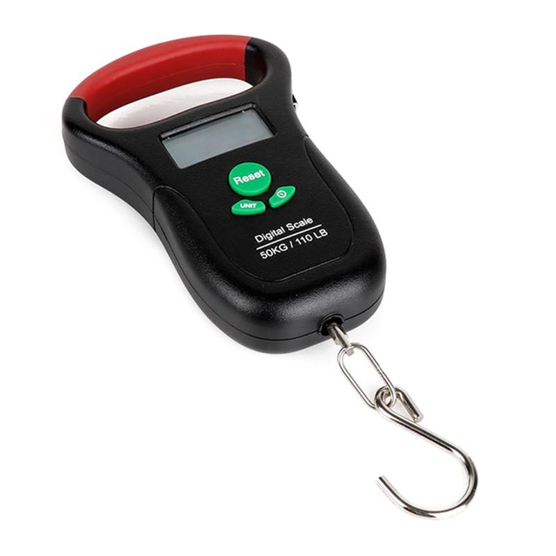 

50kg Portable Luggage Scale Digital Precise Mini Fish Hook Hanging Scale Electronic Weight Scale for Travel Household 1