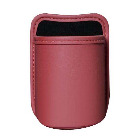 Car Seat Back-Mounted Organizer Storage Box, Non-Destructive Installation Waterproof Leather Texture Multi-Functional Trash Can Door Side Storage for