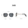 Vintage Polygon Sunglasses Men Classic Fashion Metal Rim Outdoor Shades Women New Trendy Fashion Brand Design Sun Glasses