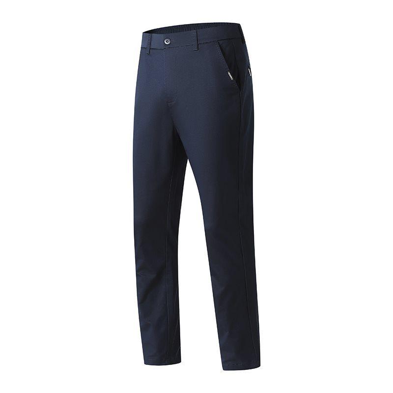2026 Spring/Summer Men's Korean Style Faux Cowhide Zipper Casual Pants - Loose, Comfortable, Versatile, Fashionable