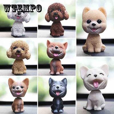 Shaking Head Dog Doll Decoration Car Center Console Decoration Creative Car Interior