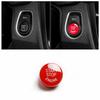 Red Start Stop Engine Push Button Switch Ignition Switch Panel Cover For BMW F