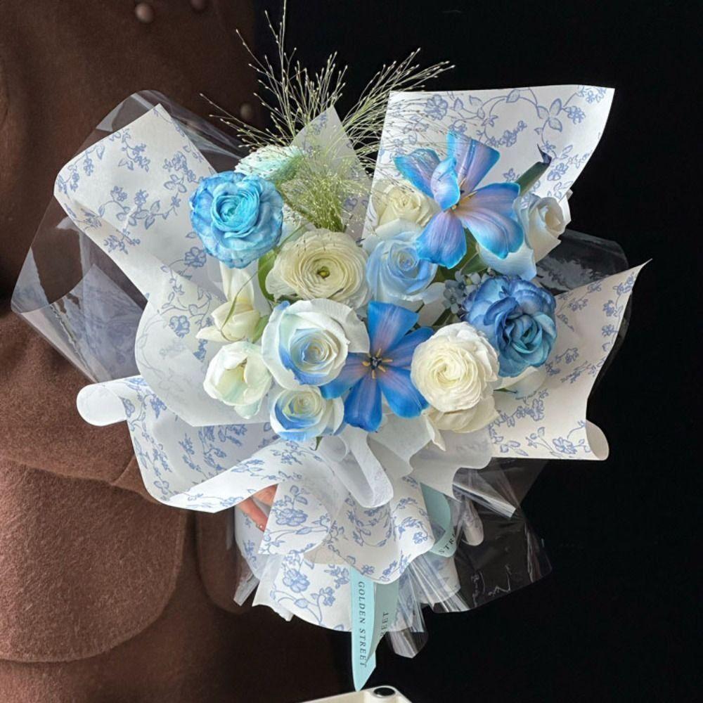 10pcs Tear-Resistant Bouquet Paper Wedding Bouquets Packing Material  Floral Arrangements