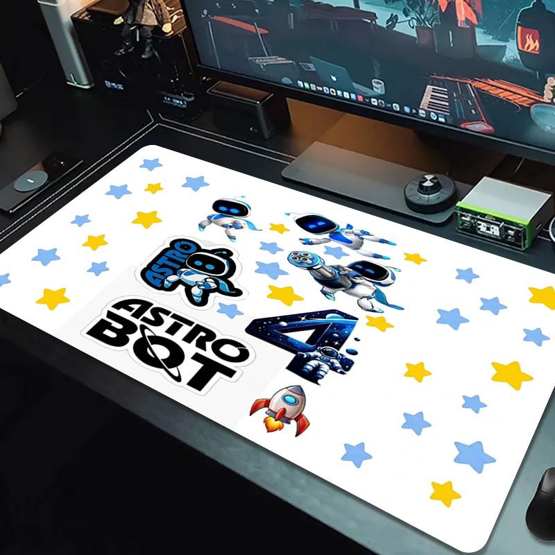 ASTRO BOT Large Size Mouse Pad Large Gaming Table Cushion Non-slip Laptop Tablet Big Mousepad XXL Mat Mini PC Playmat With Lock edge