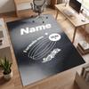 F1 (32) Personalisierter Name Büro Teppich Stilvolle Dekoration für Wohnzimmer Schlafzimmer Küche