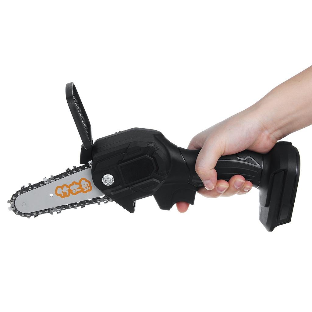 Mini Portable Electric Pruning Saw Rechargeable Electric Saws with 2x Lithium Battery Charger Woodworking Garden Logging 24V