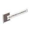 3D Aluminum SUPERCHARGED Turbocharged Emblem Car Stickers Badge Car Styling Accessories