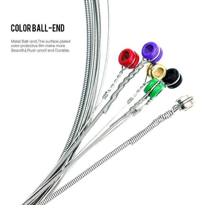 Rx Series Electric Guitar Strings Hexagonal Carbon Steel Core Super Light Gauge Nickel Alloy Coating For Bright Tone Durability