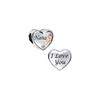 New copper Family Members Wife Daughter Mom Pendant Trinket Bead Compatible With Authentic Charm Bead Charms Bracelets Jewerly Accessories