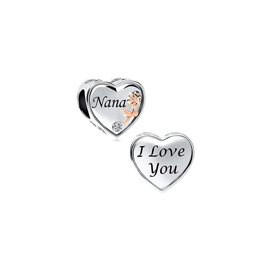 New copper Family Members Wife Daughter Mom Pendant Trinket Bead Compatible With Authentic Charm Bead Charms Bracelets Jewerly Accessories