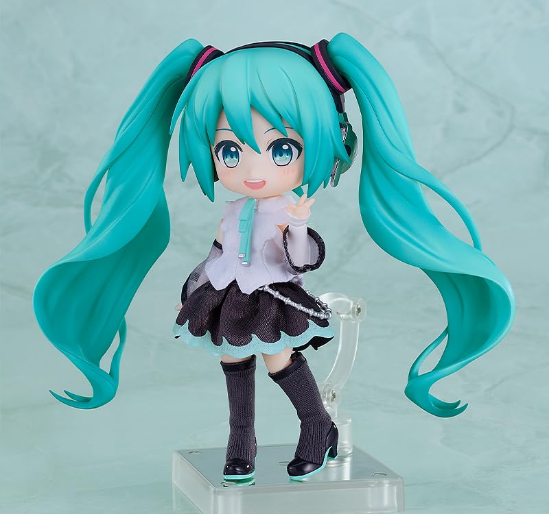 GOOD SMILE COMPANY Nendoroid Doll Piapro Characters Hatsune Miku NT and Plastic Painted Movable Figure Non-Scale Cloth, Magnet,