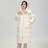 SNOWFLYING Women's Loose Fit Hooded Duck Down Jacket