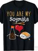 This Is A Humorous Sushithemed Tshirt For Couples Suitable For Both Unisex And Unisex Designed For Summer 20252026 It Features A Short