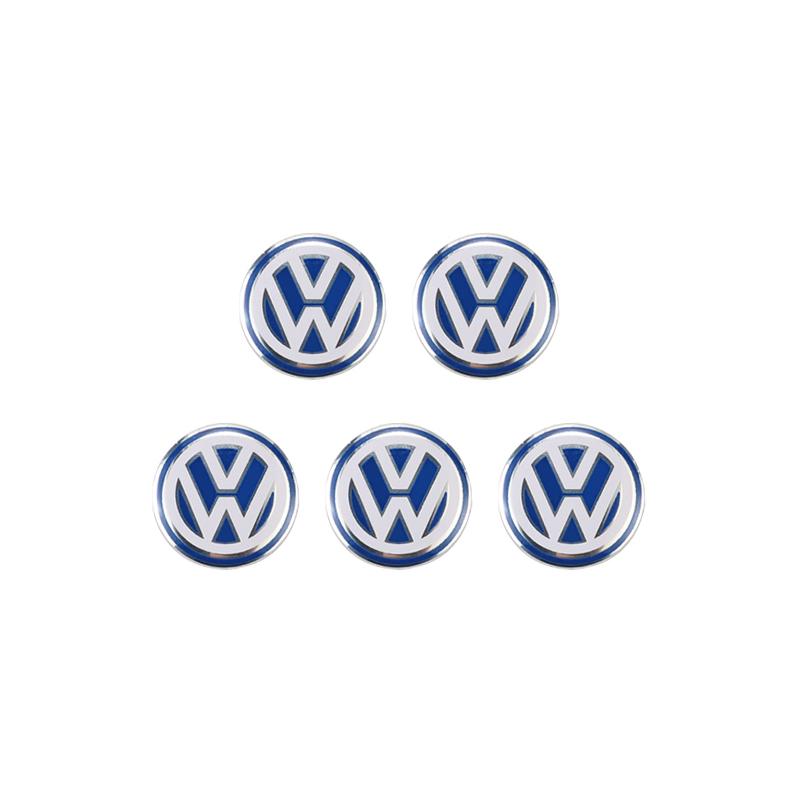 

2026 Hot For Volkswagen VW 14mm Car Remote Key Stickers Badge Emblem Car Accessories For Volkswagen VW Golf Amarok GTI Phaeton T