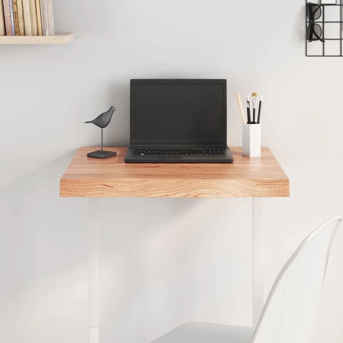 VidaXL Table Top Light Brown 60x60x6 Cm Treated Oak Wood 3156352