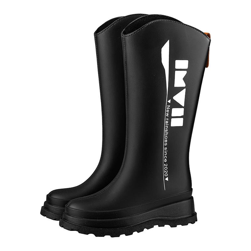 Damen Hohe Rutschfeste Gummistiefel - Wasserdichte Gummischuhe für Alle Jahreszeiten