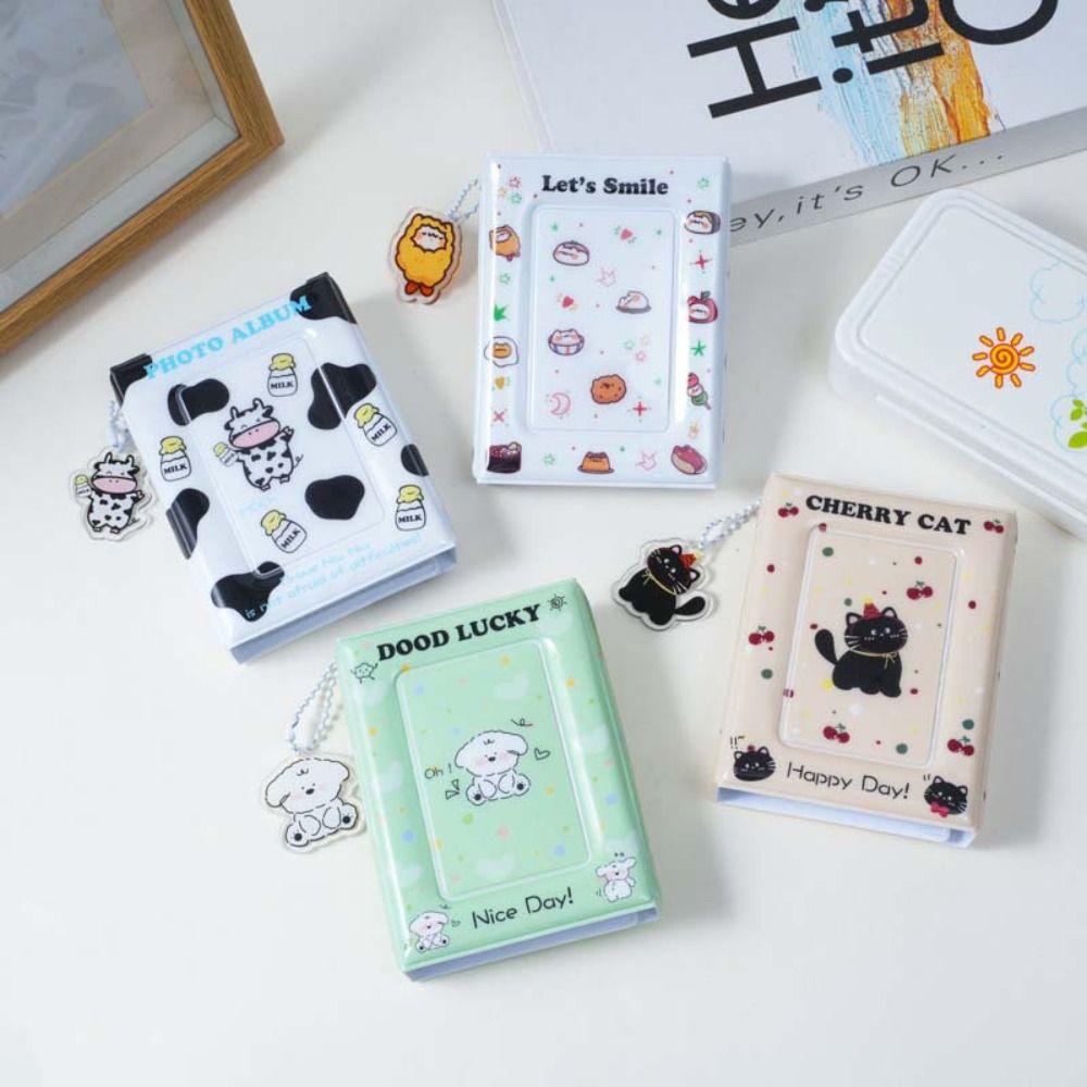 3 Inch Small Card Collection Book Cartoon Animals Picture Storage Holder  Idol Card
