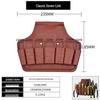 Men's Genuine Cowhide Tool Belt: Multifunctional, Sturdy, Waist-Worn Repair Kit with Five Pieces.